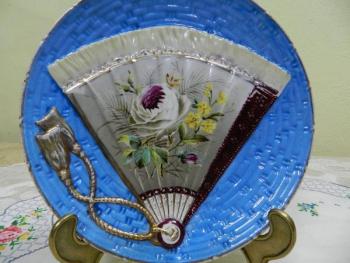 Decorative Plate - white porcelain - 1870
