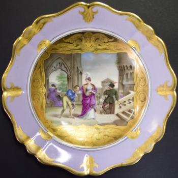 Decorative Plate - porcelain - Wien - 1840