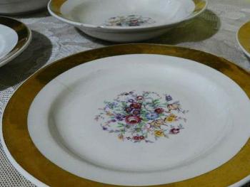 Plates - white porcelain - Ditmar Urbach Czechoslovakia - 1930